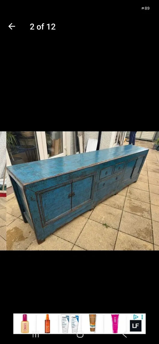 Chinese style lacquer cabinet - Image 4
