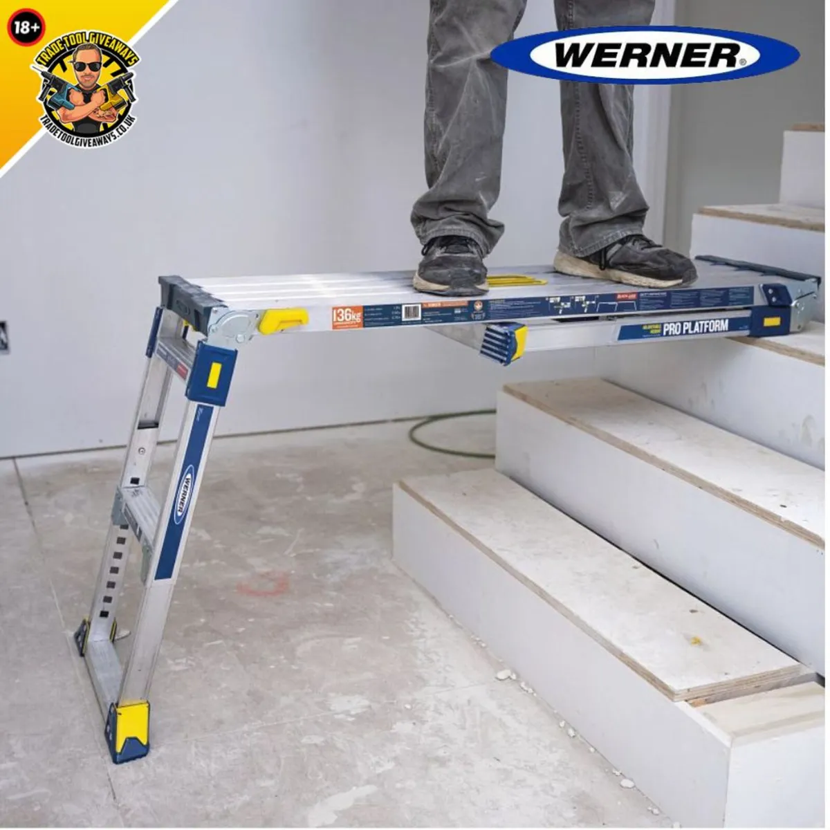Werner Pro Adjustable Platform Ladder - Image 2