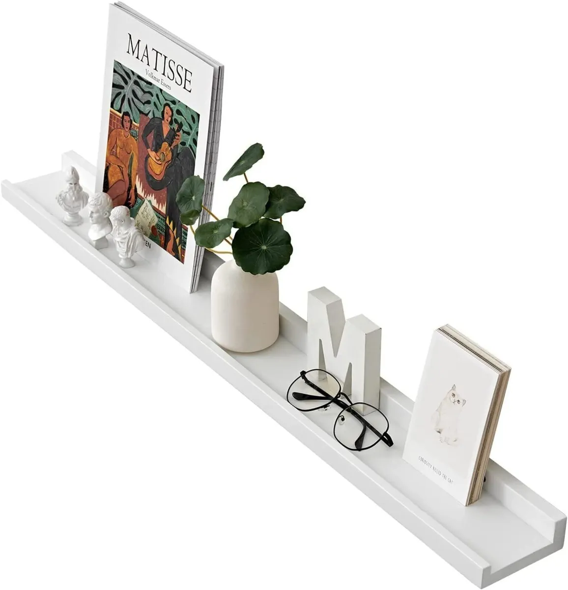 Floating Shelf Oak Wood Picture Ledge Wall - Image 1