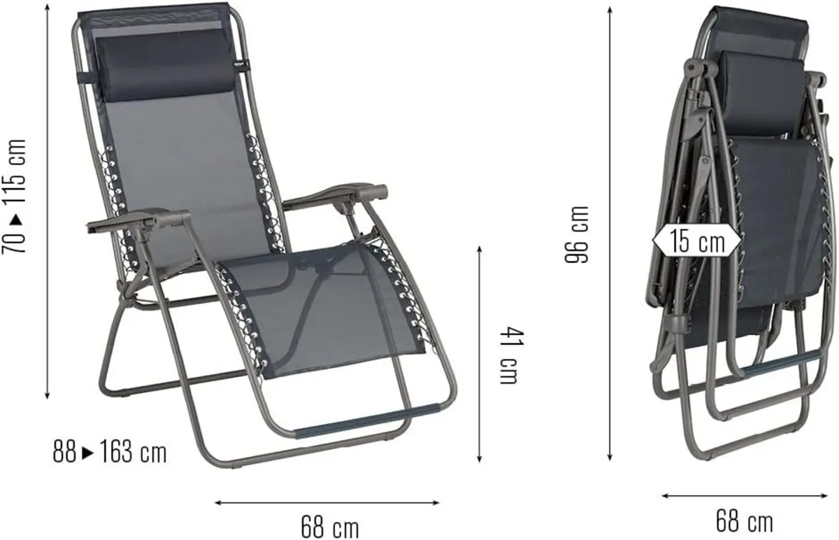 Recliner Folding and Adjustable Lace System Rsxa - Image 3