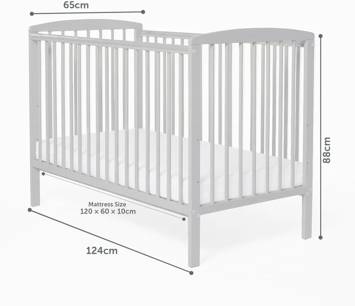 Baby Cot Bed Mattress Not Included - Image 2