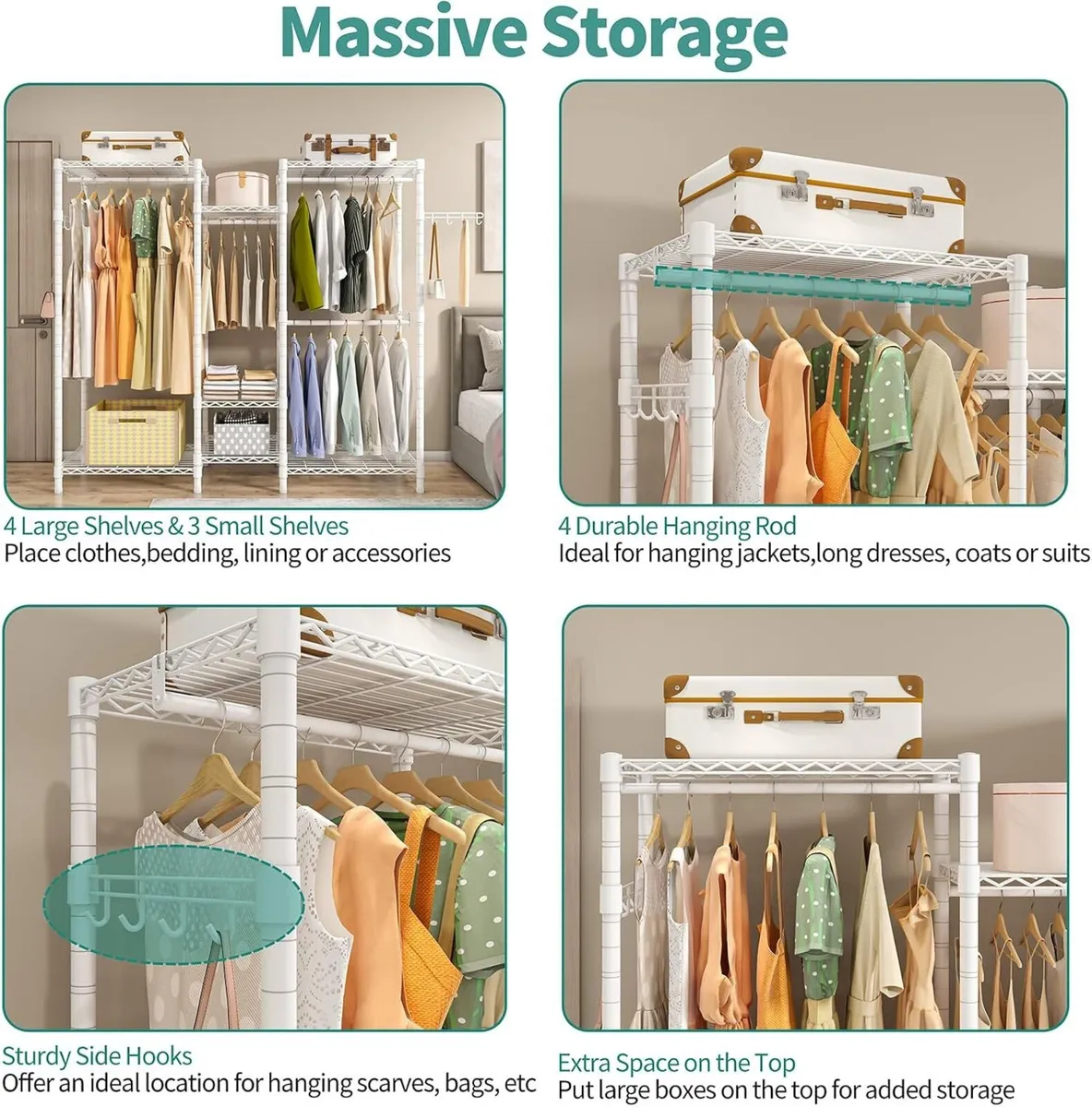 Heavy Duty Clothes Rails 400KG - Image 3