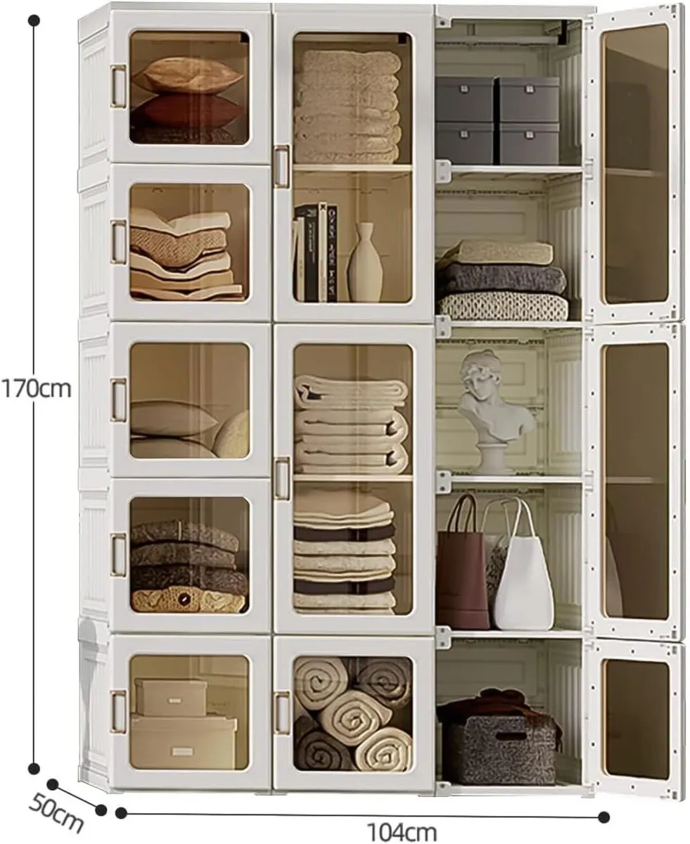 Portable Wardrobe Closet Storage Organiser - Image 3