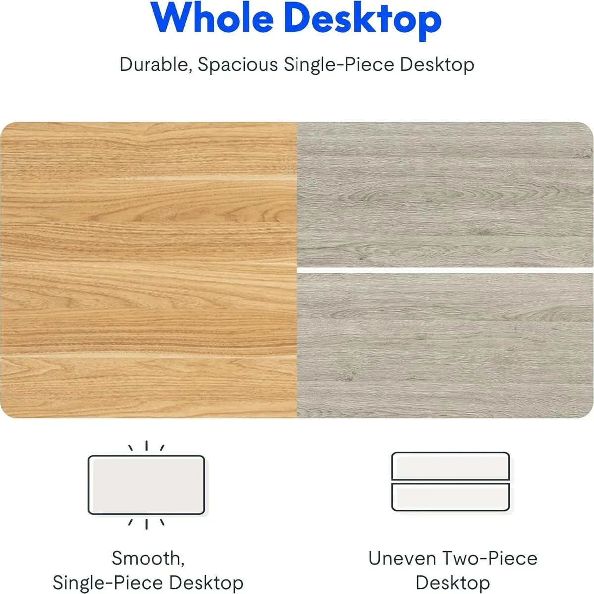 One Piece Electric Standing Desk Height - Image 3