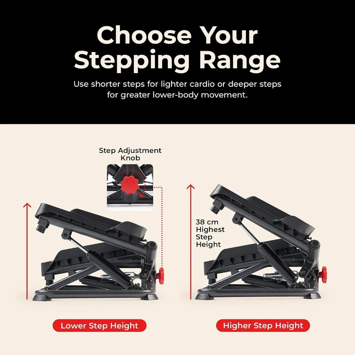 Twist Stair Stepper with Resistance Bands - Image 4