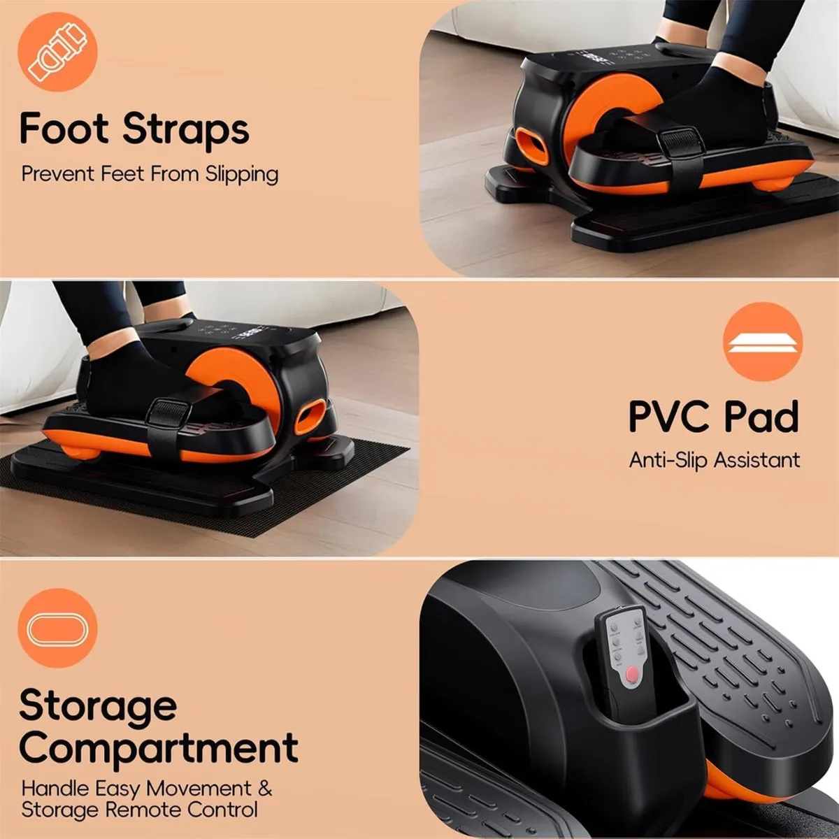 Under Desk Elliptical Machine for Home with 12 - Image 4