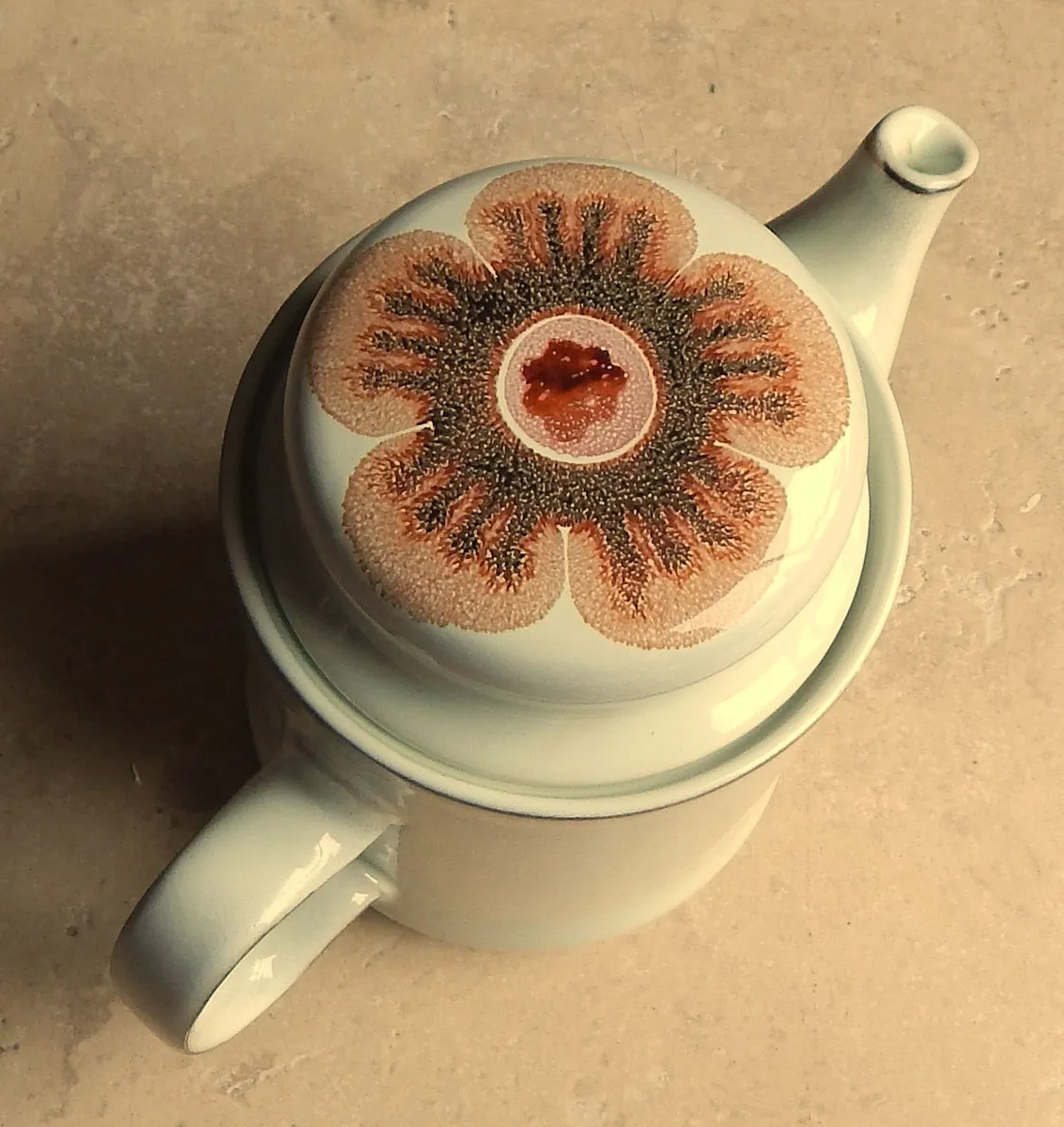 Vintage Denby Stoneware Westbury Design Teapot - Image 2