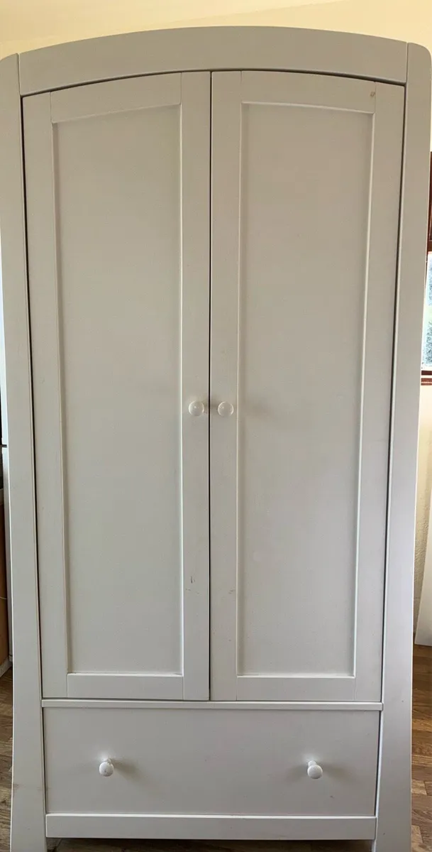Wardrobe and Dresser - Mamas and Papas Mia Sleigh - Image 2