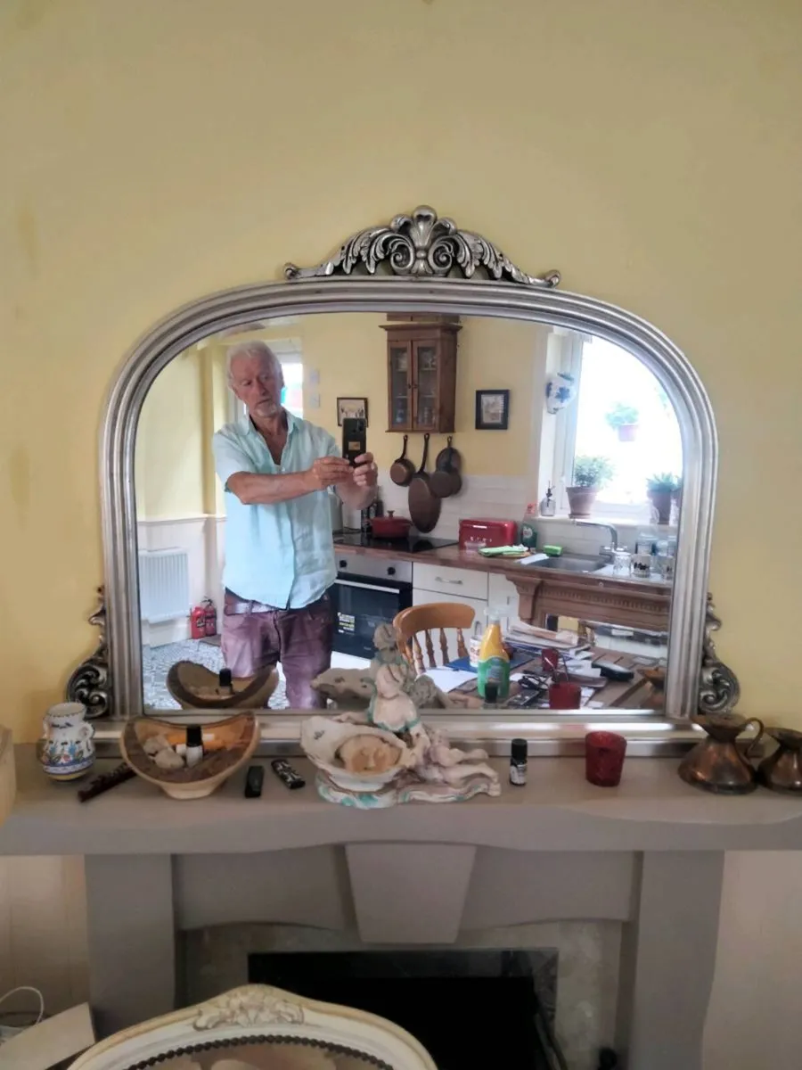 Bevelled Over mantle Mirror - Image 1