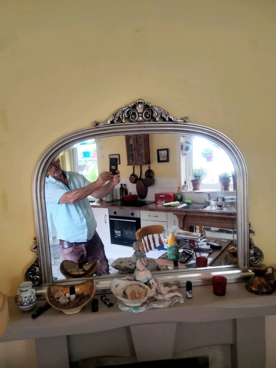 Bevelled Over mantle Mirror - Image 2