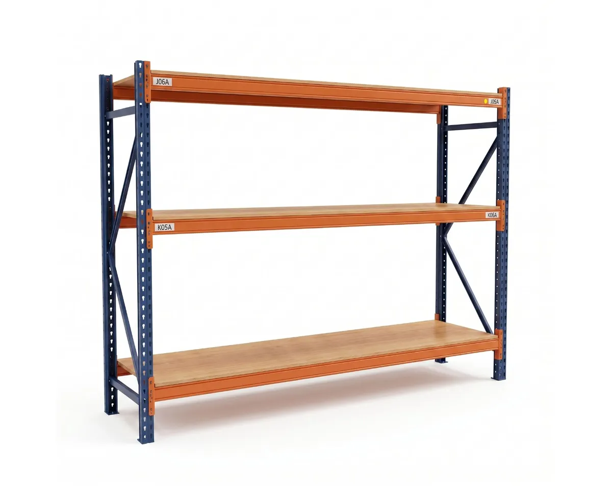 MECALUX 2.4m Used Shelving (900mm Deep) ref:LS043 - Image 4