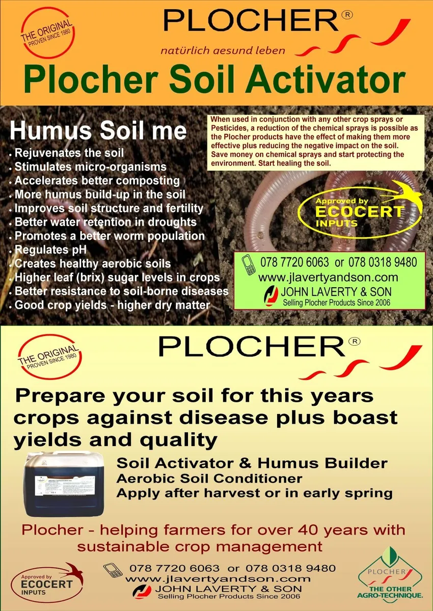 Plocher Soil Activator - Soil Treatment - Image 1