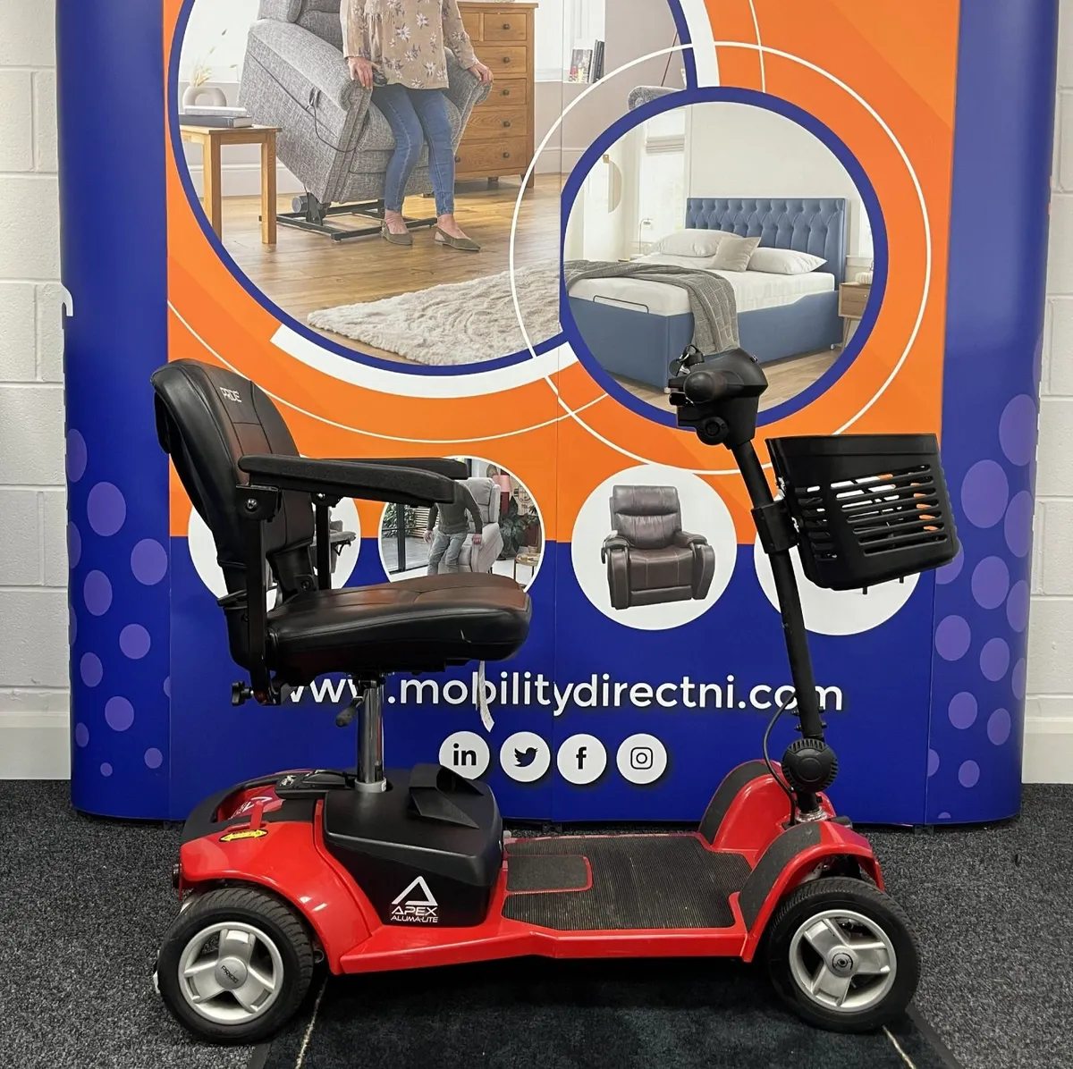 Pre-Owned Pride Alumalite Mobility Scooter - Image 2