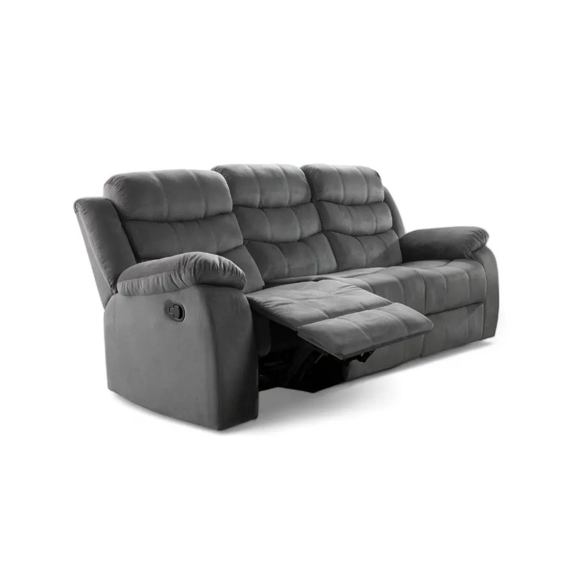 🛋️ HOUSTON 3-SEATER RECLINER SOFA – GREY 🛋️ - Image 2
