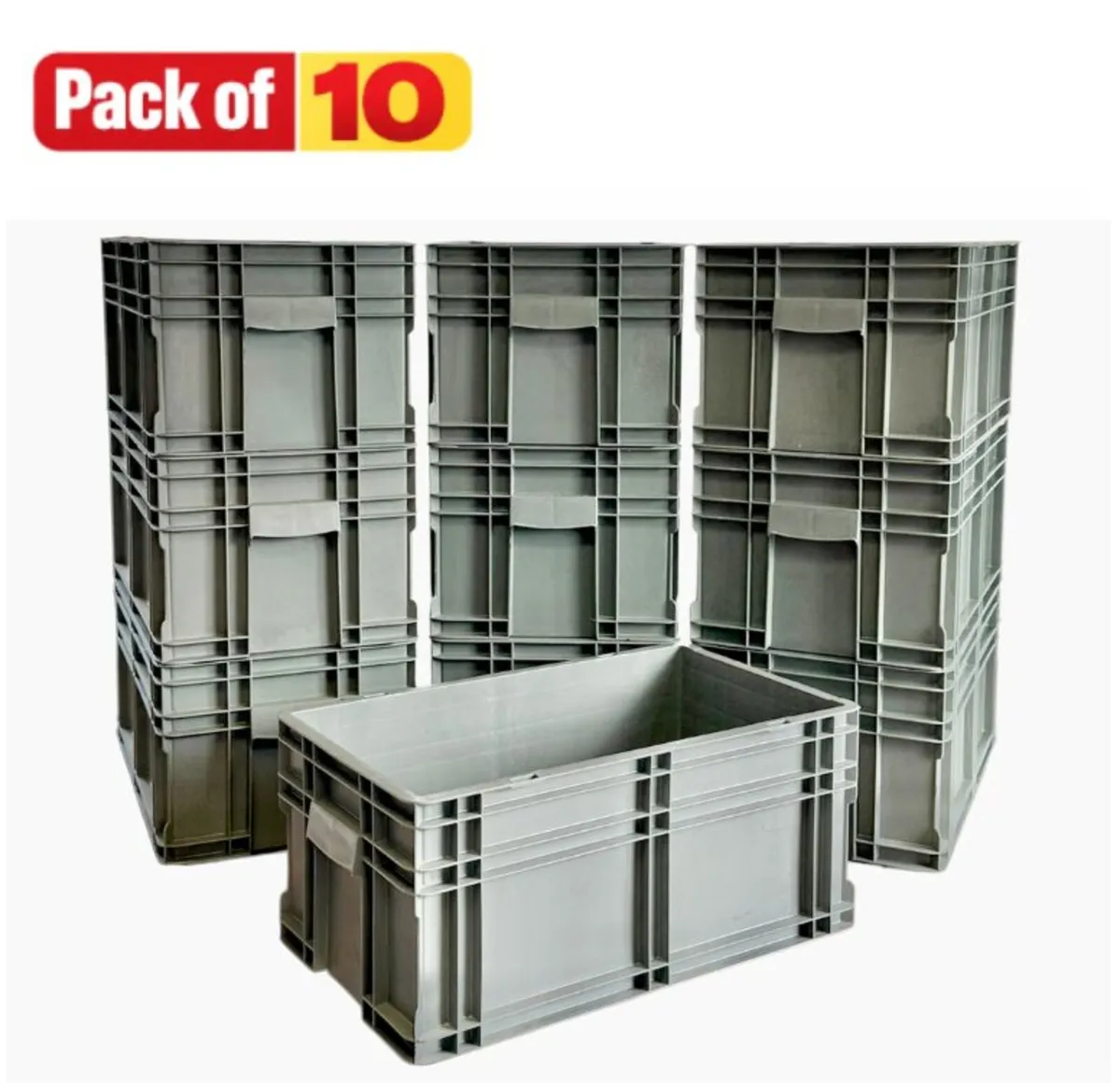 Storage Boxes 22ltr Capacity Pack of 10 - Image 1