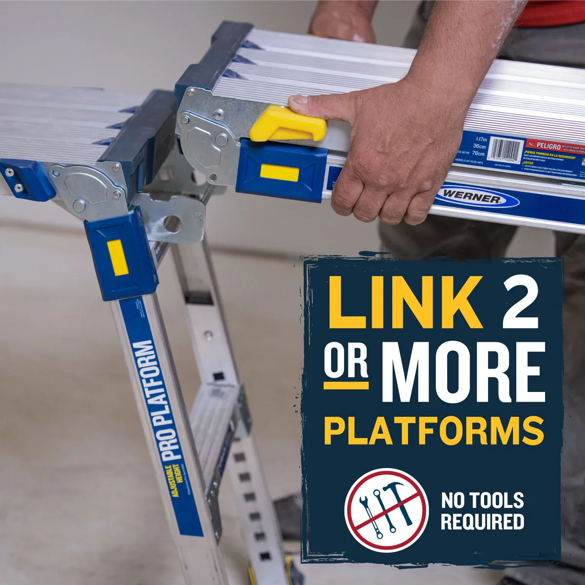 Werner Adjustable Linking Pro Work Platform - Image 4