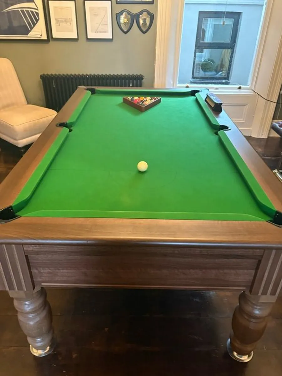Buckingham 7ft Slate Bed Pool Table + Aramith Balls, Premium Cues & Full Accessories - Image 3