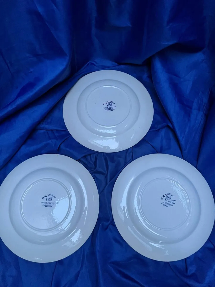 Old willow plates - Image 3