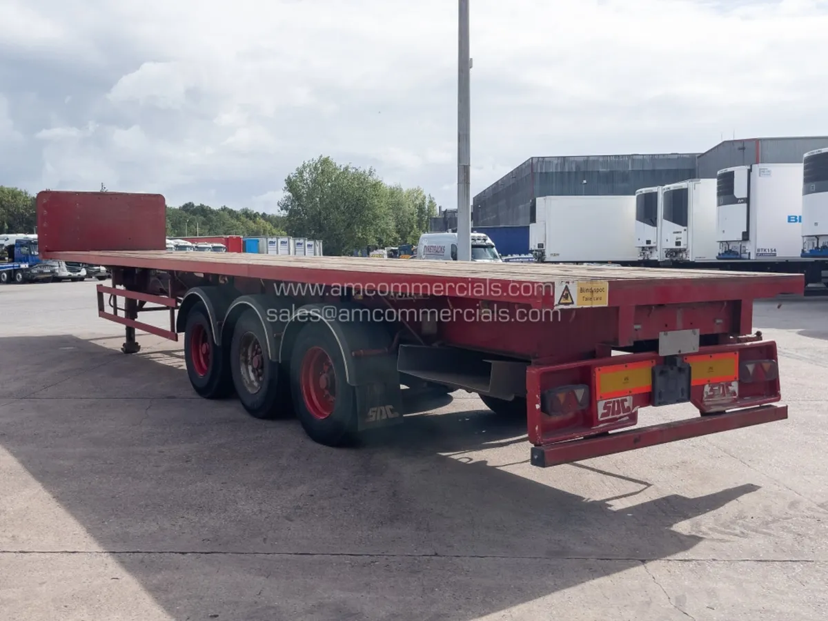 2010 SDC EXTENDABLE FLATBED TRAILER - Image 4
