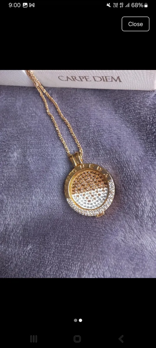 Mia moneda chain gold plated
