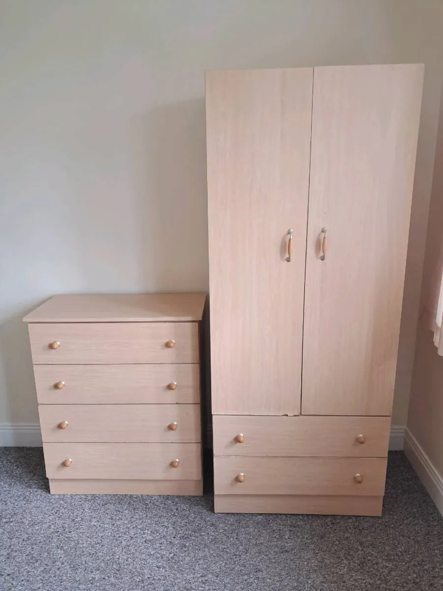 Free 2 Chest of Drawers & Wardrobe - Image 1