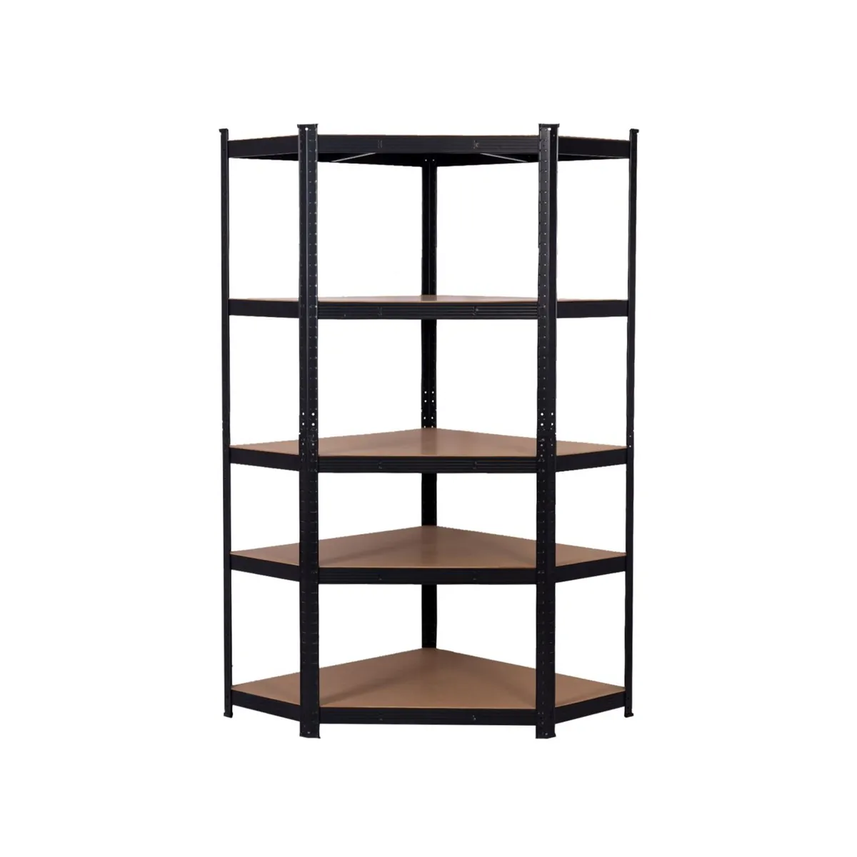Budget Garage Shelving | 3 Corner Bay Black - Image 3