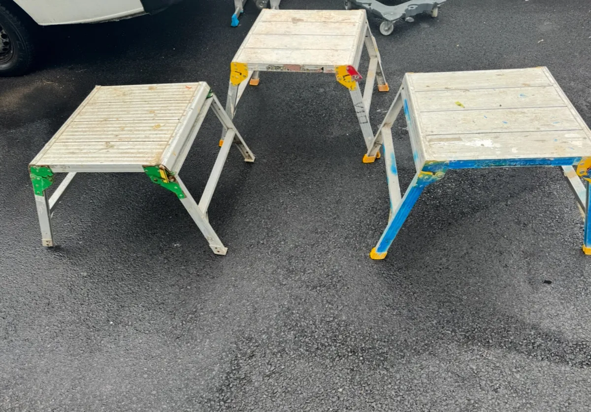 Fibreglass and Aluminium folding platforms - Image 1