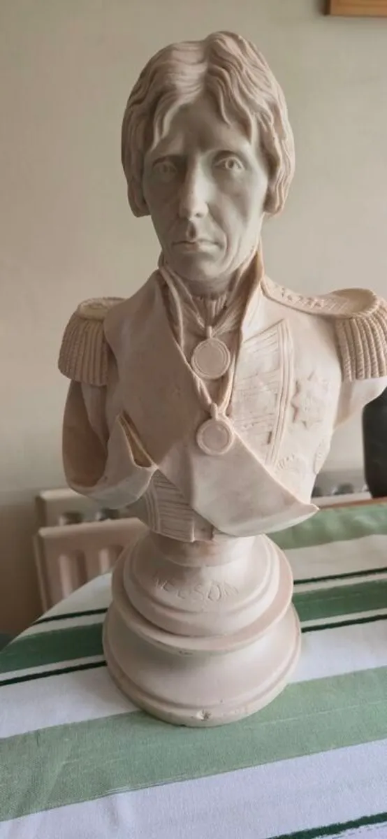 Two Admiral Nelson marble related pieces - Image 1
