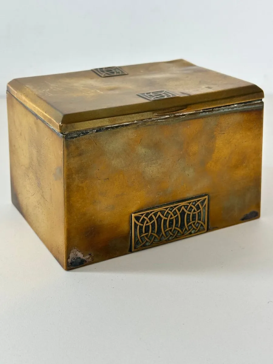 1920s  WMF Oxidised Silver-plate Tobacco Box - Image 1