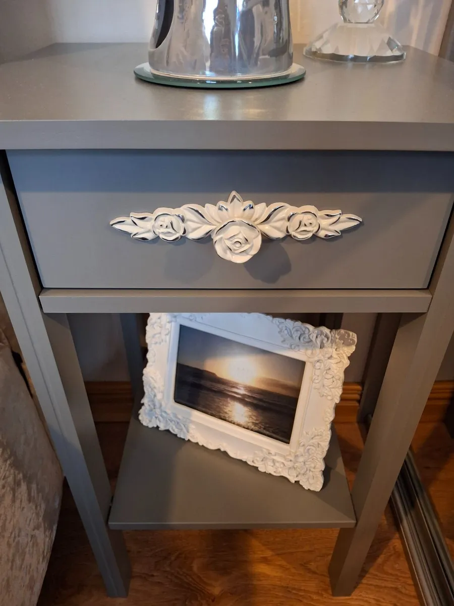 Bedside Table with Drawer - Image 2
