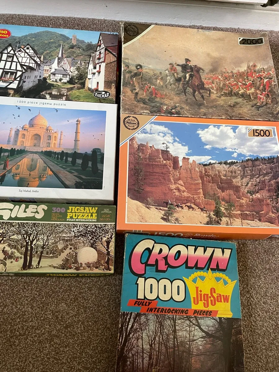 16 assorted jigsaws - Image 1