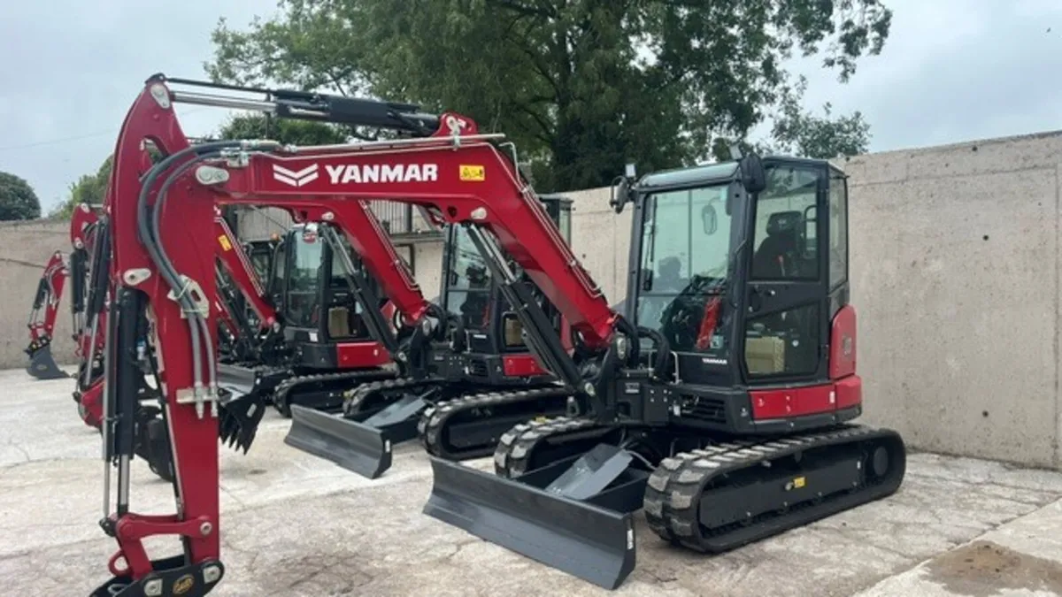 New Yanmar Diggers Now For Sale - Image 3