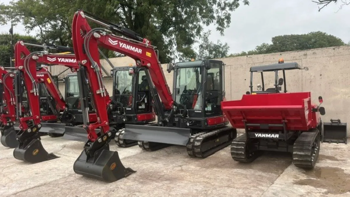 New Yanmar Diggers Now For Sale - Image 4