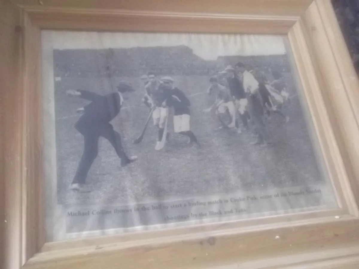 michael collins throw in the ball  to start a hurling match - Image 3