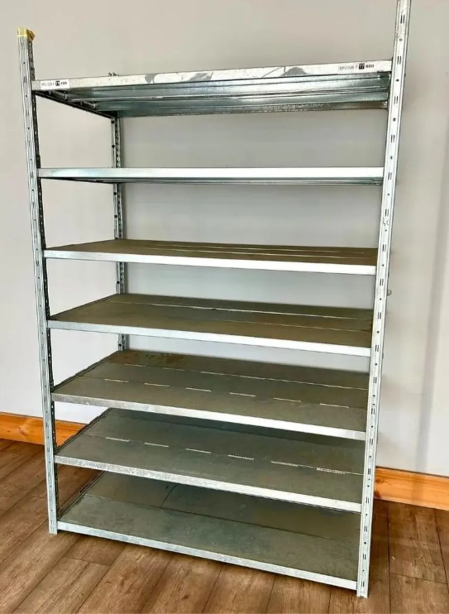 Heavy Duty 7 Tier Galvanisd Shelving - Image 4