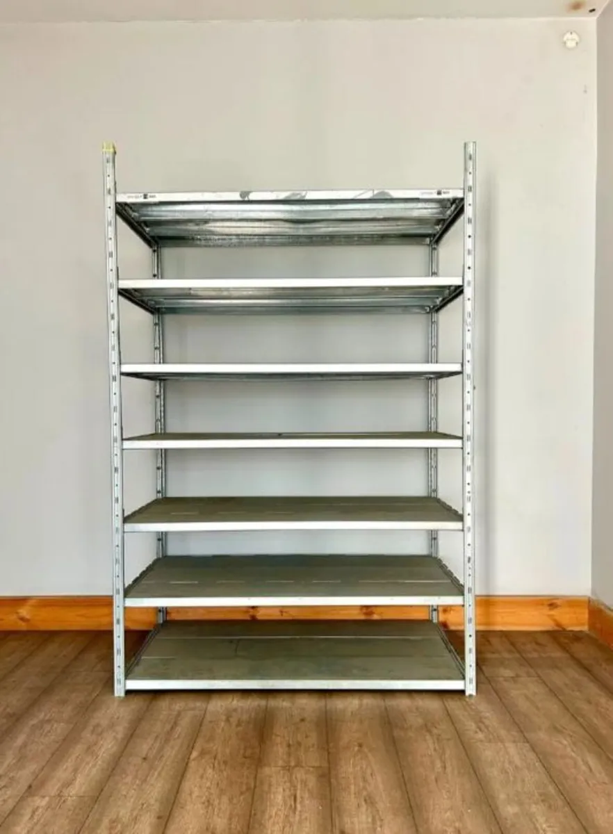 Heavy Duty 7 Tier Galvanisd Shelving - Image 1