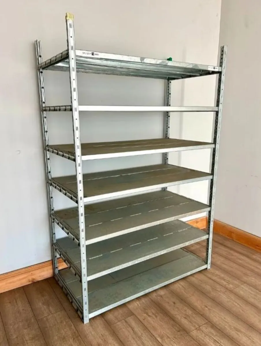 Heavy Duty 7 Tier Galvanisd Shelving - Image 2
