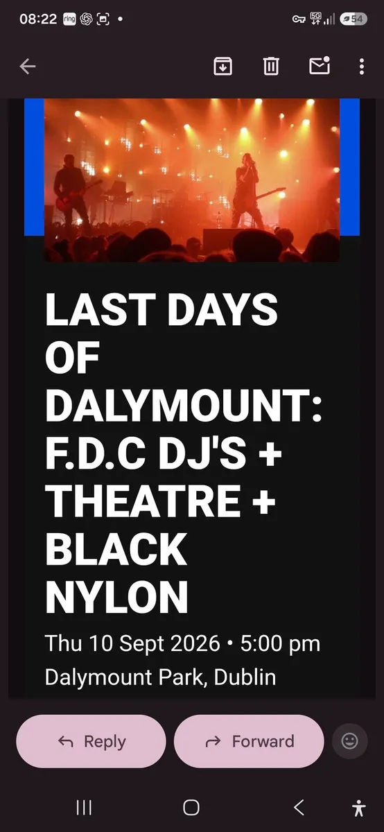 Fontaines DC DJs 2x tickets - Image 1