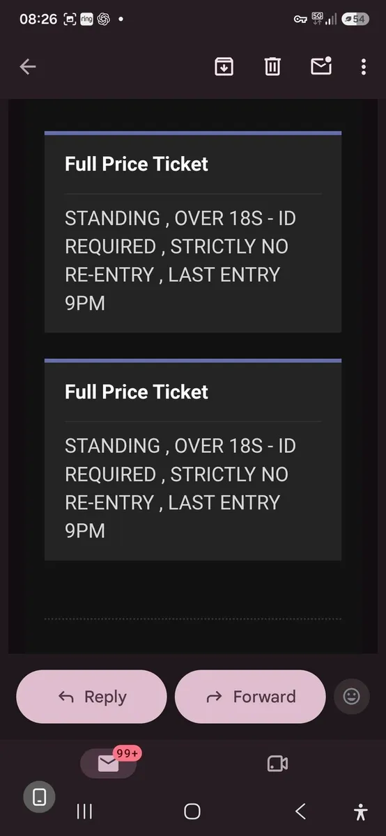 Fontaines DC DJs 2x tickets - Image 2