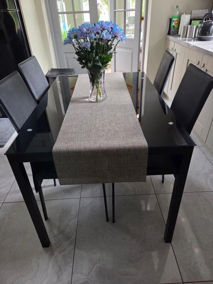 dining table & chairs - Image 1