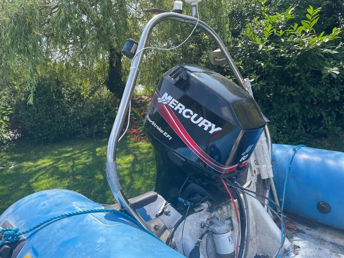 5.1 Humber RIB Four Stroke Mercury 60Hp - Image 4