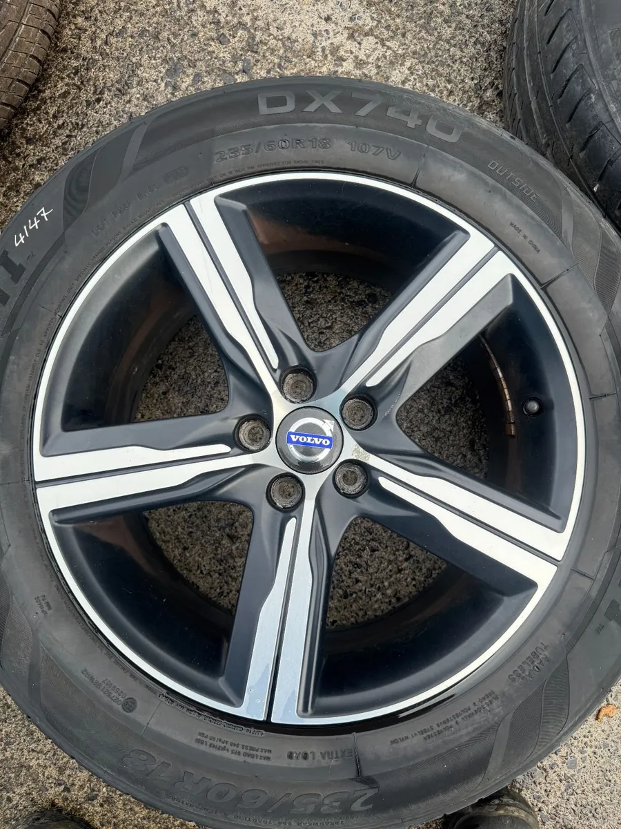2017 VOLVO XC60 18" ALLOY WHEELS - Image 1