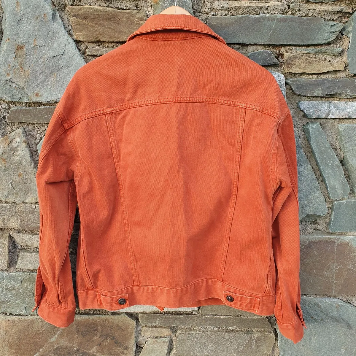 BDG orange denim jacket size small - Image 2