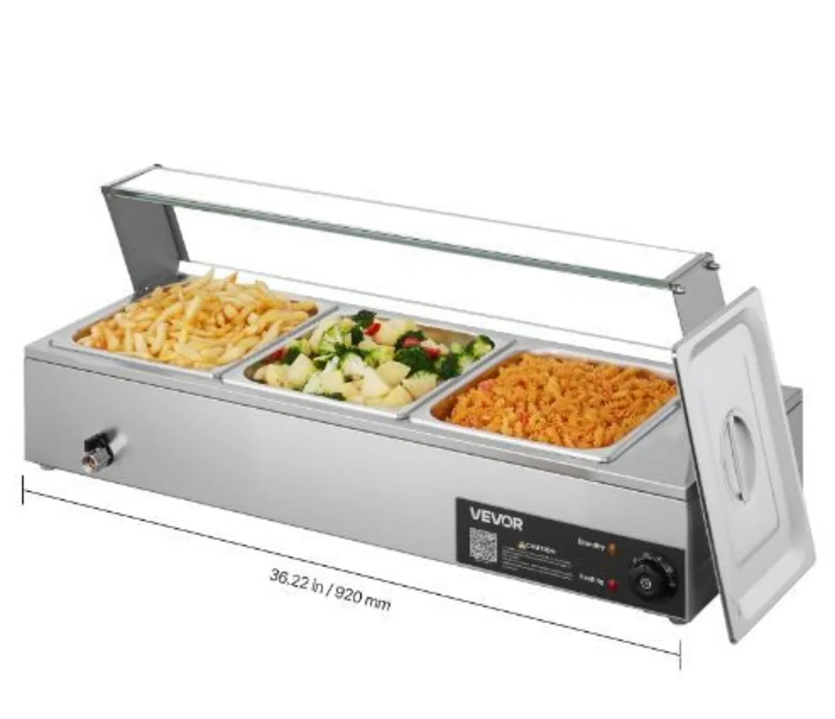 Commercial Food Warmer, 1500W - Image 1