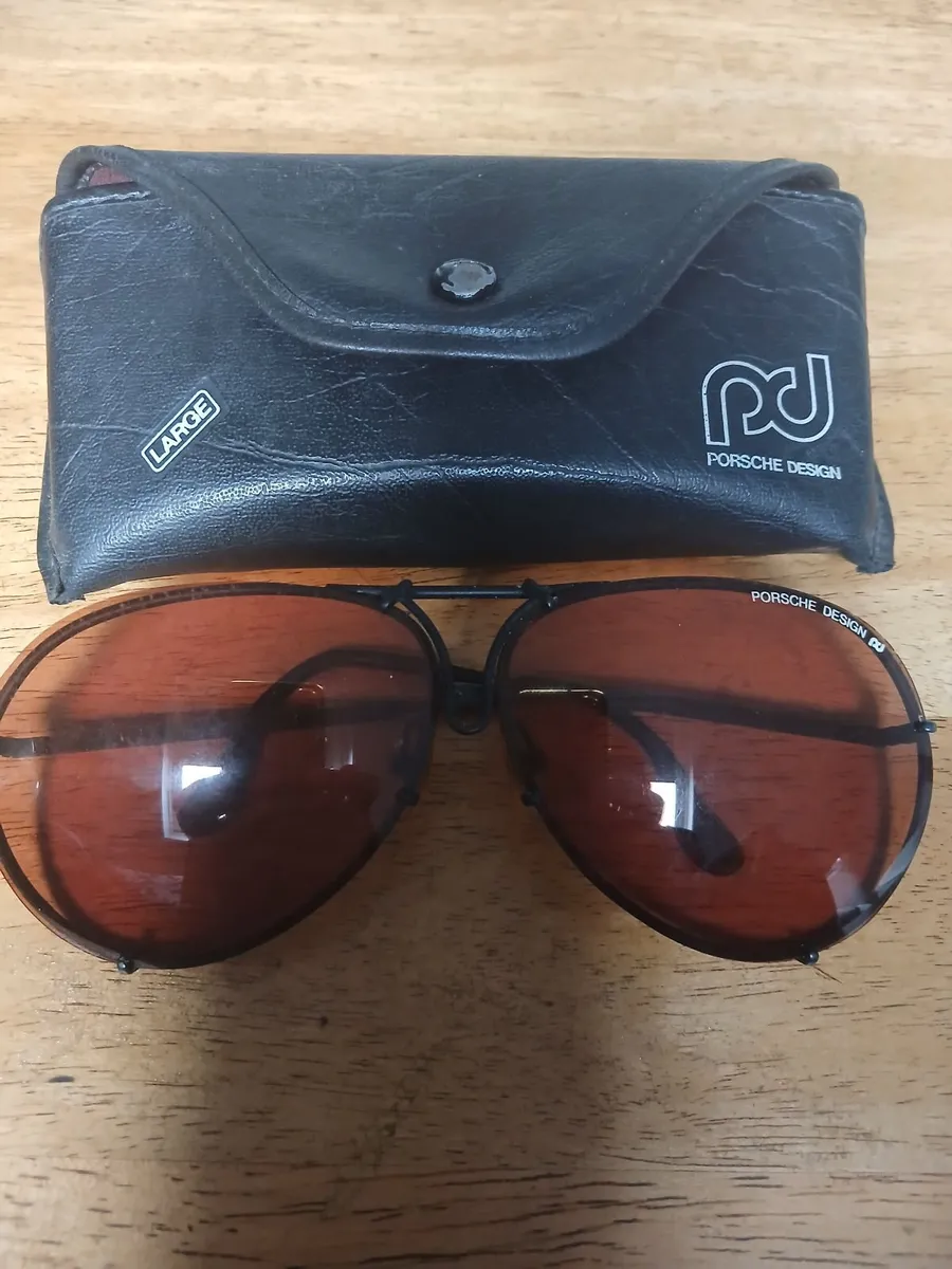 Porsche carrera sunglasses vintage 1980s - Image 1