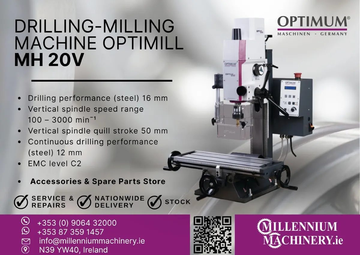 Optimum Drilling-milling machine OPTImill MH 20V