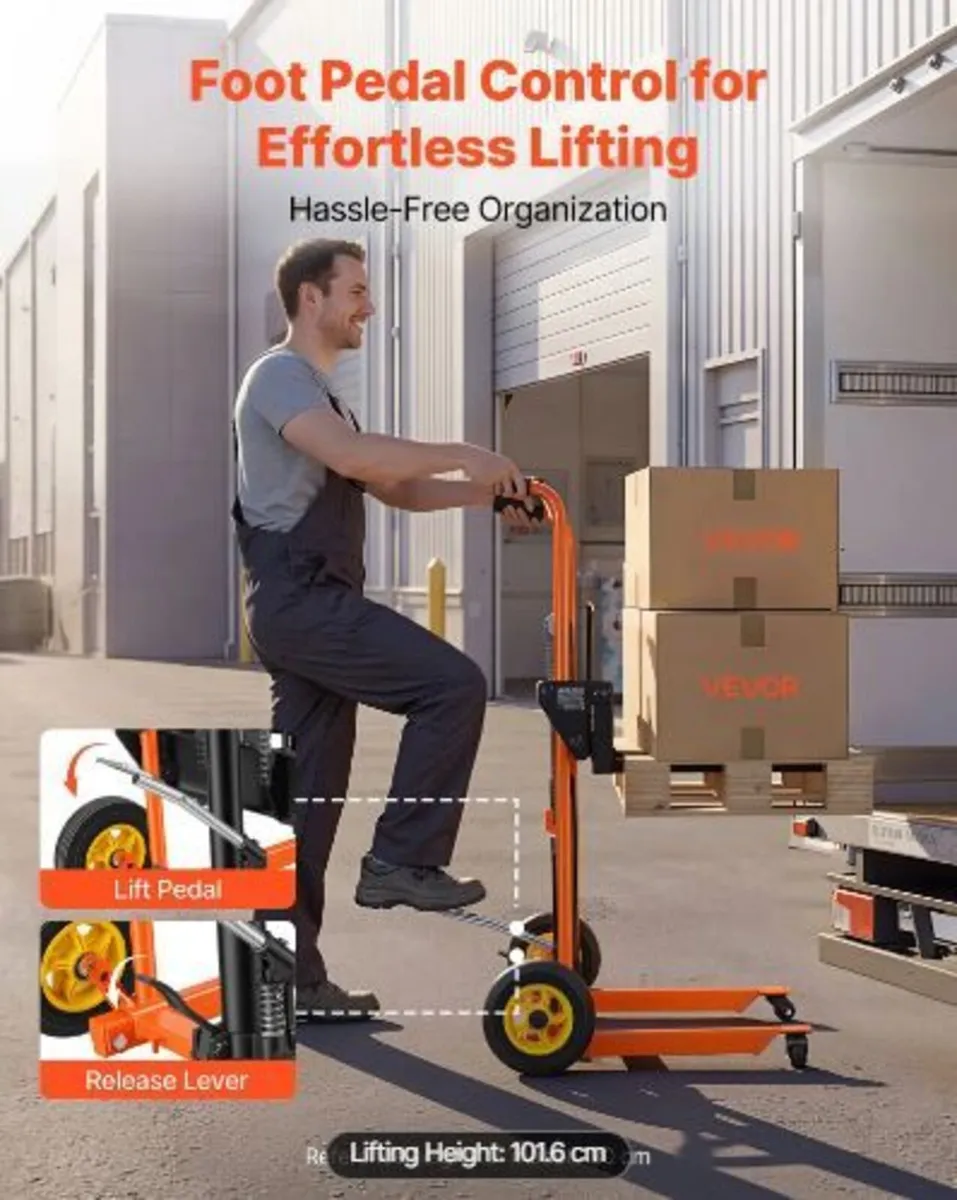 Hydraulic Material Lift Winch Stacker - Image 3