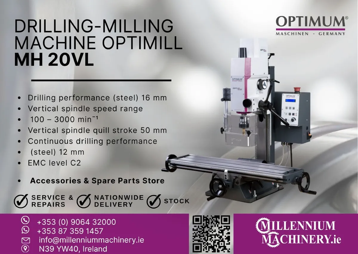 Optimum Drilling-milling machine OPTImill MH 20VL