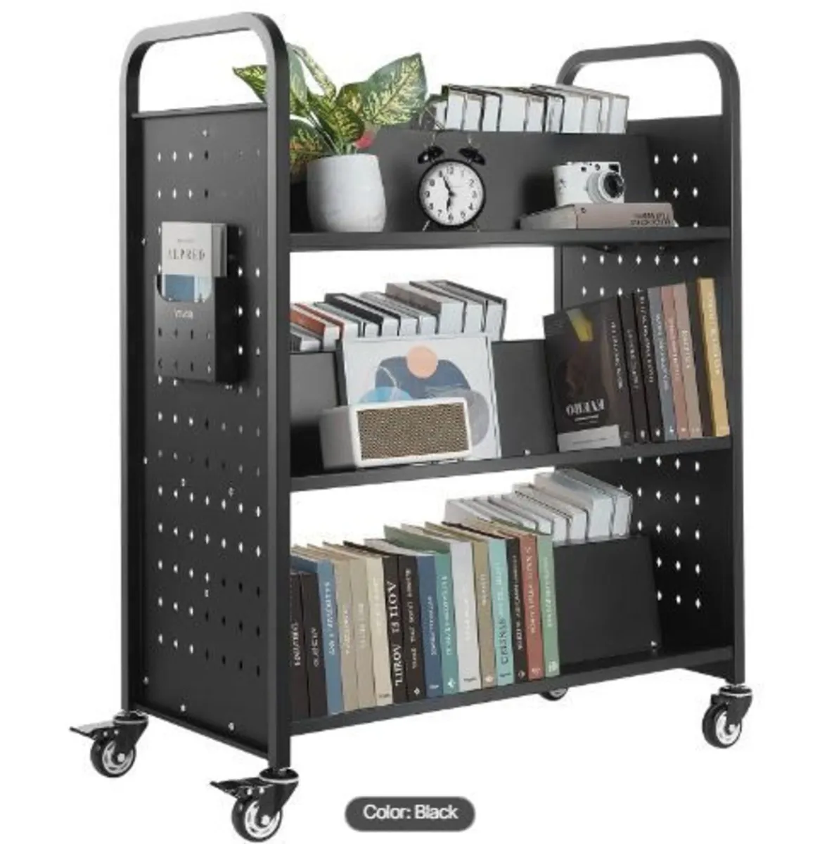 Rolling Library Book Cart, 150 kg Capacity - Image 1