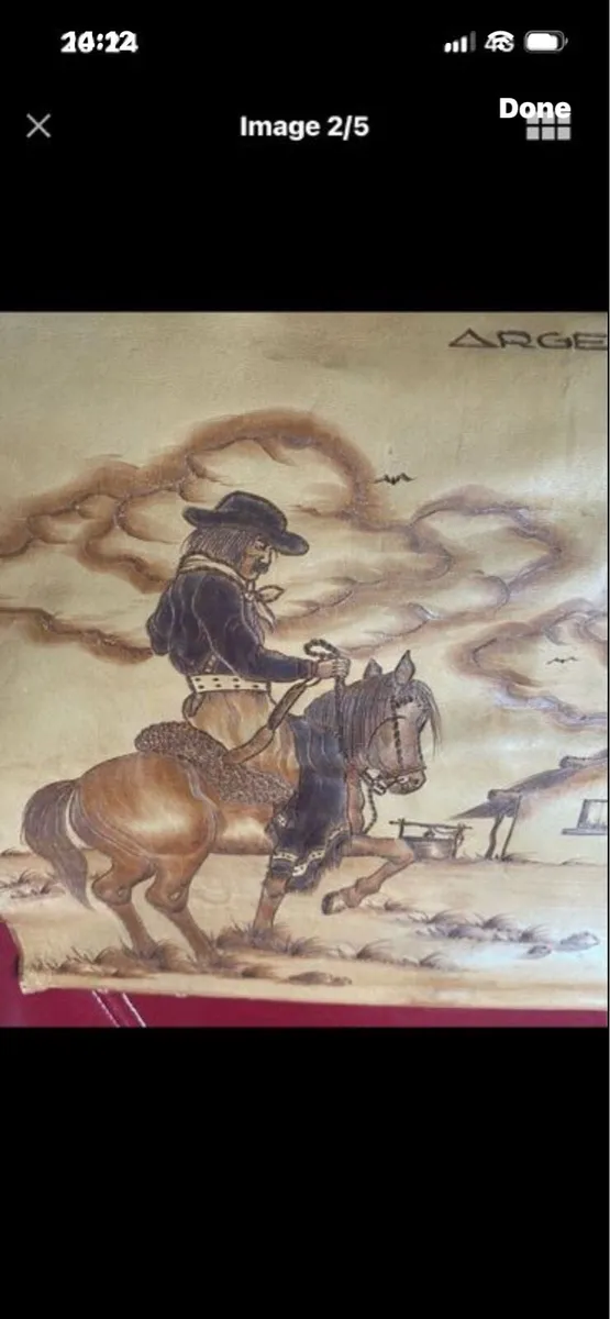 Argentina Leather Wall Art - Image 2